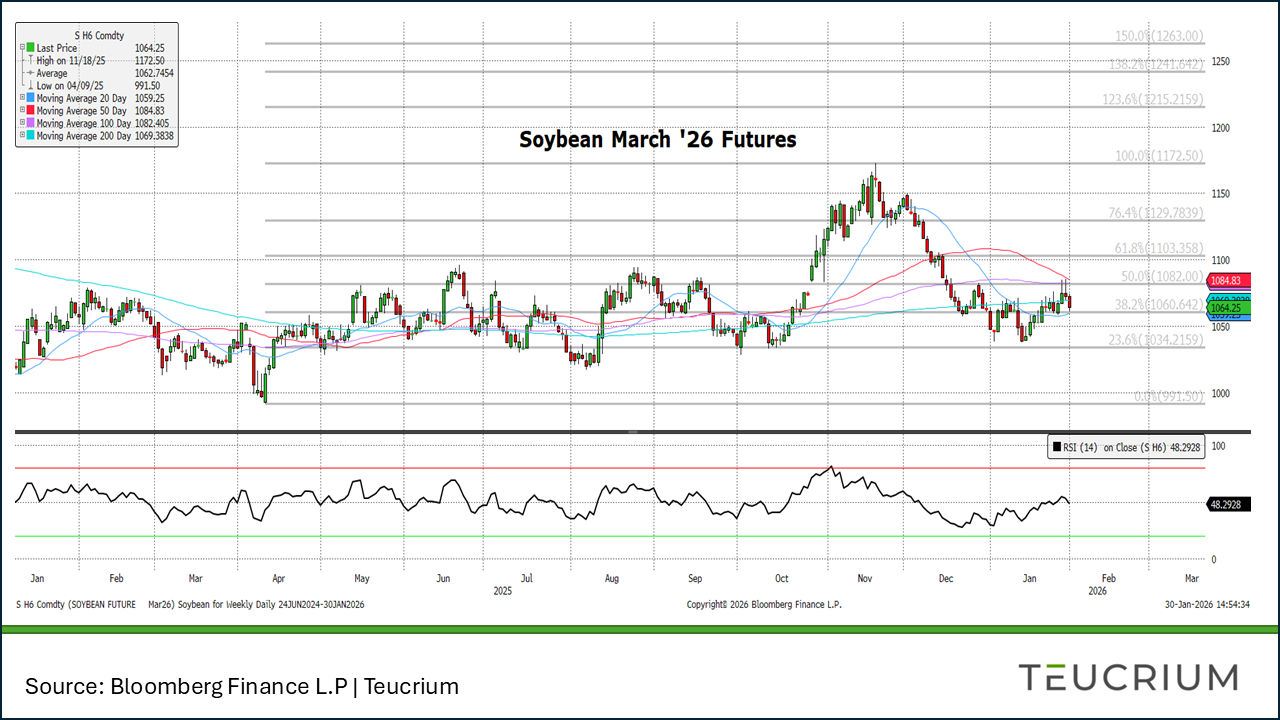 soybeans 20260130